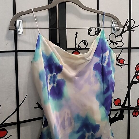 The Kooples Nwt Tie-Dye Silk-Satin Camisole - Picture 5 of 10